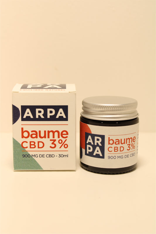 Baume brute Milles usages 3% CBD - au Chanvre organique made in la France