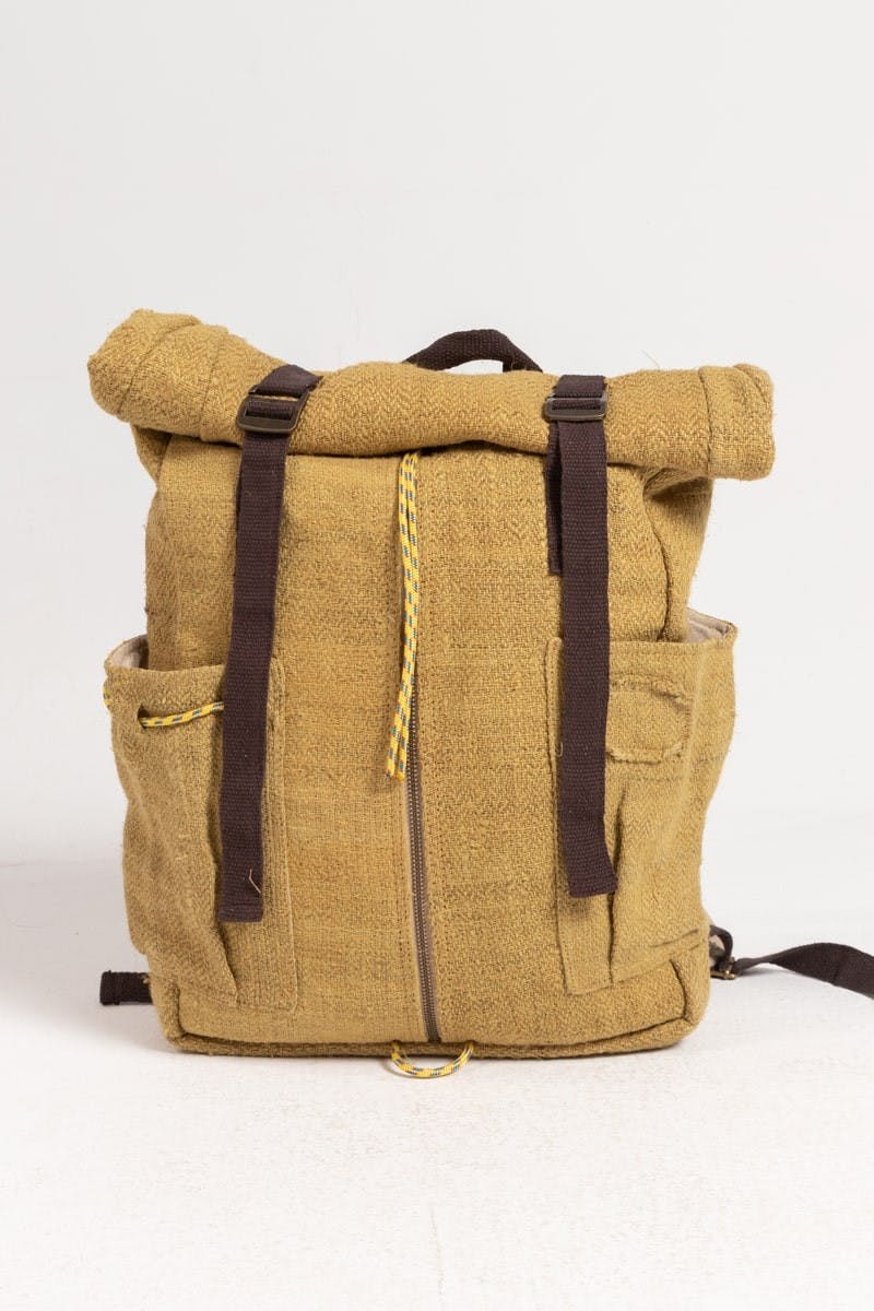 Sac à dos en Chanvre Nuptse - Au Chanvre sauvage de l’Himalaya fait main au Népal