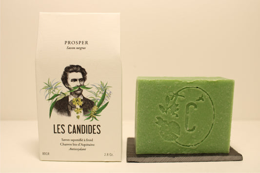 Savon Surgras Solide au Chanvre - Chanvre organique made in la France