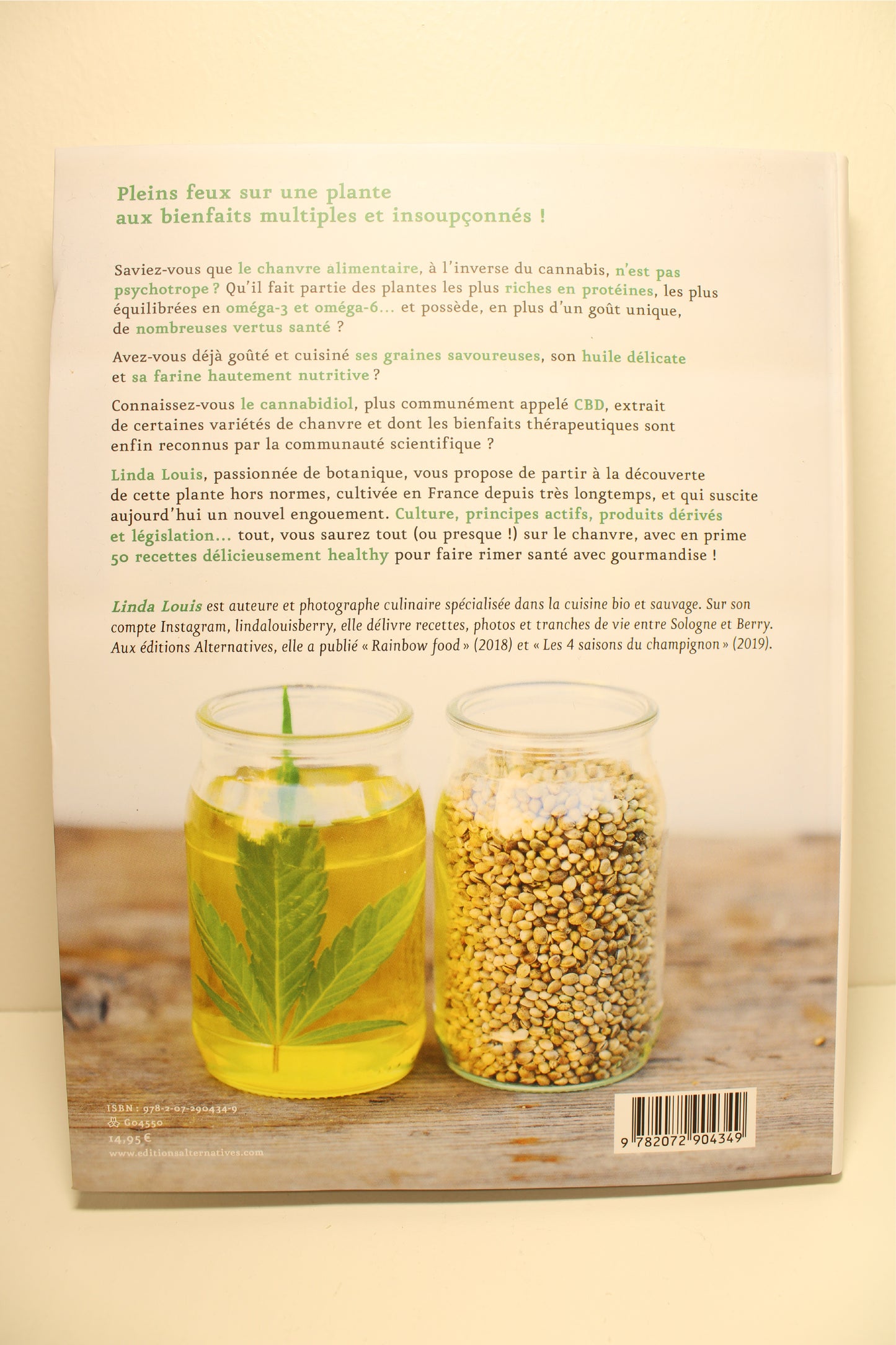 Super Chanvre et CBD, De Linda Louis - Alternatives édition made in la France